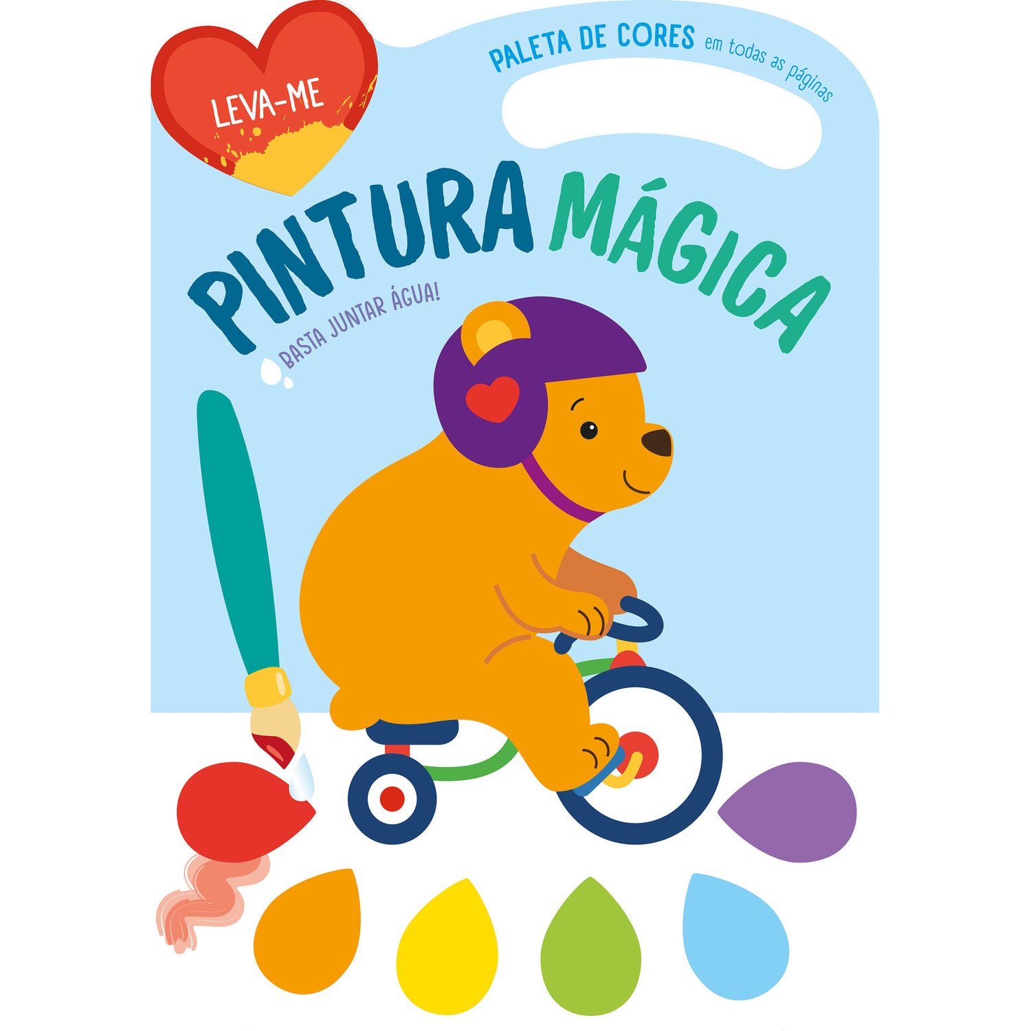 Leva-Me - Pintura Mágica - Urso - Azul de Yoyo Books