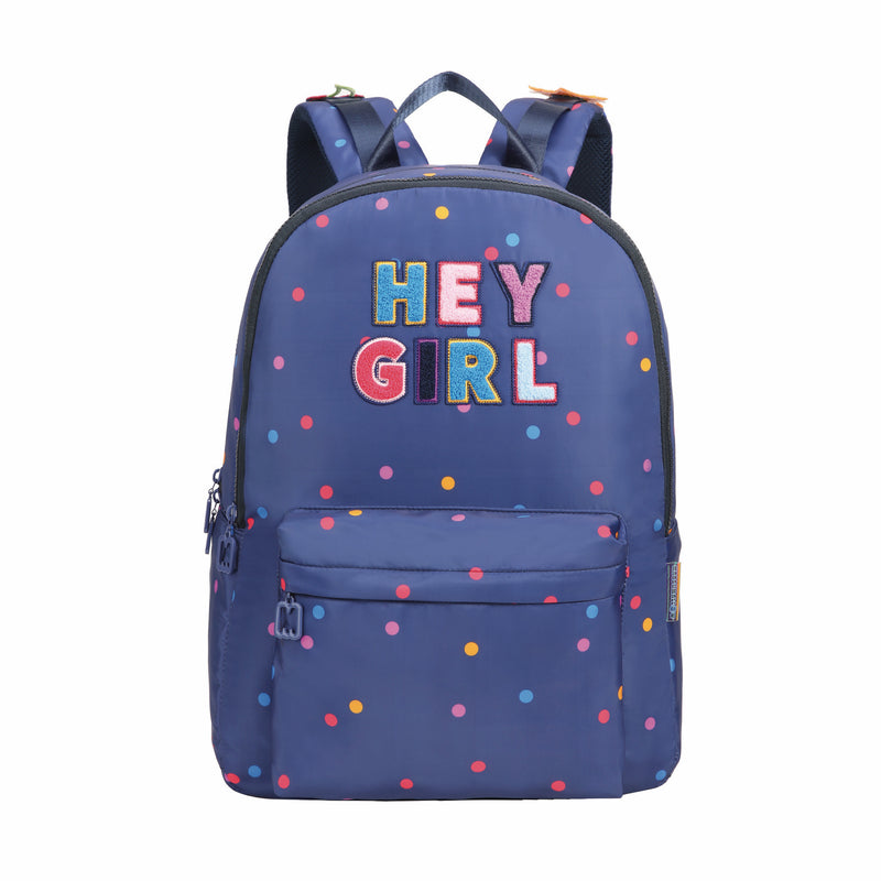 Mochila Dupla Hey Girl Navy Marshmallow