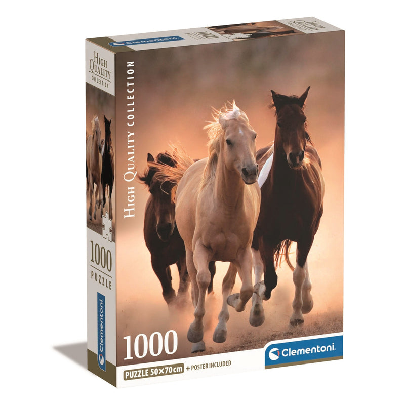 Puzzle 1000 Peças Running Horses