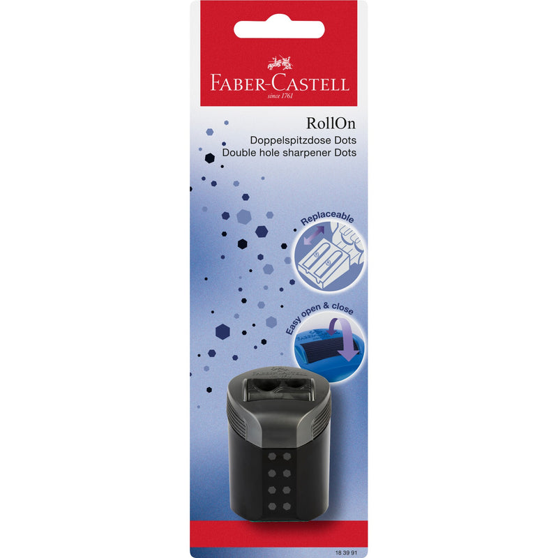 Apara Lápis Sparkle Preto Faber Castell