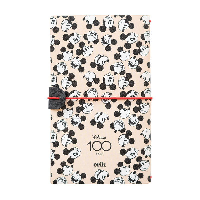 Caderno Capa Couro - Mickey 100 Anos