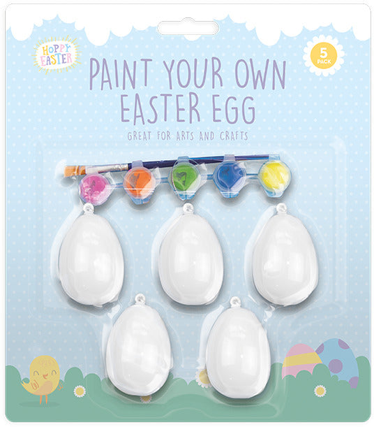 Conjunto 5 Ovos P/Pintar