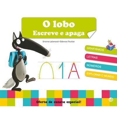 Lobo-Escreve e Apaga: Livro de de Orianne Lallemand