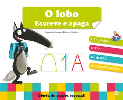 Lobo-Escreve e Apaga: Livro de de Orianne Lallemand
