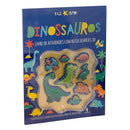 Dinossauros - Livro de Atividades com Autocolantes 3D