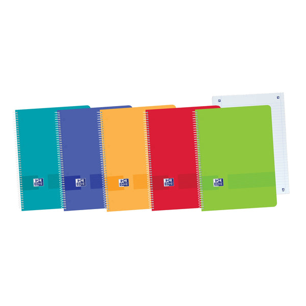 Caderno Espiral A4 Live&Go 80F Oxford