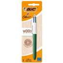 Esferográfica com 4 Cores Wood Bic