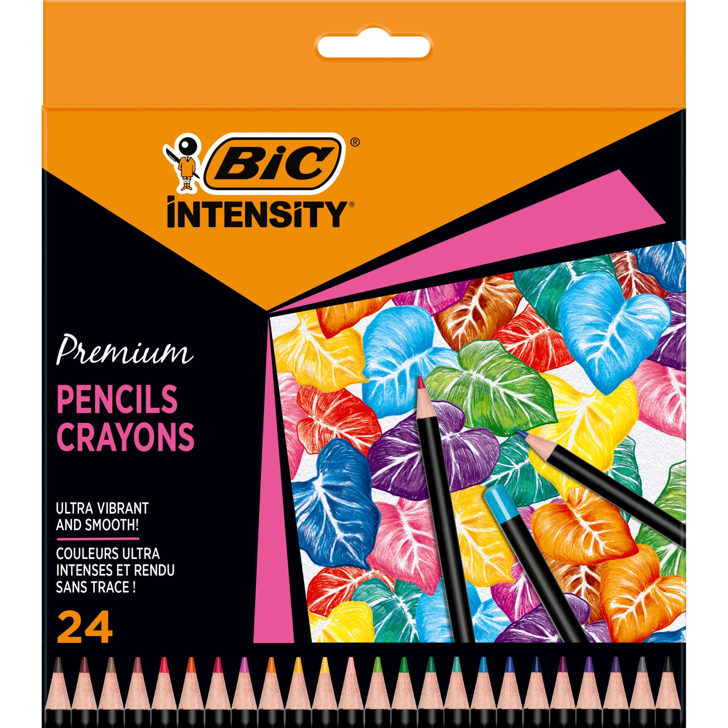 Lápis Cor Intensity Premium 24 Unidades Bic