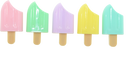 Conjunto 6 Sublinhadores - Ice Cream