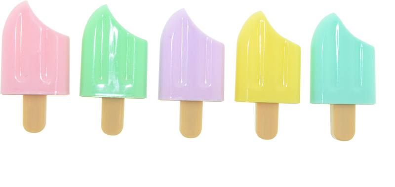 Conjunto 6 Sublinhadores - Ice Cream