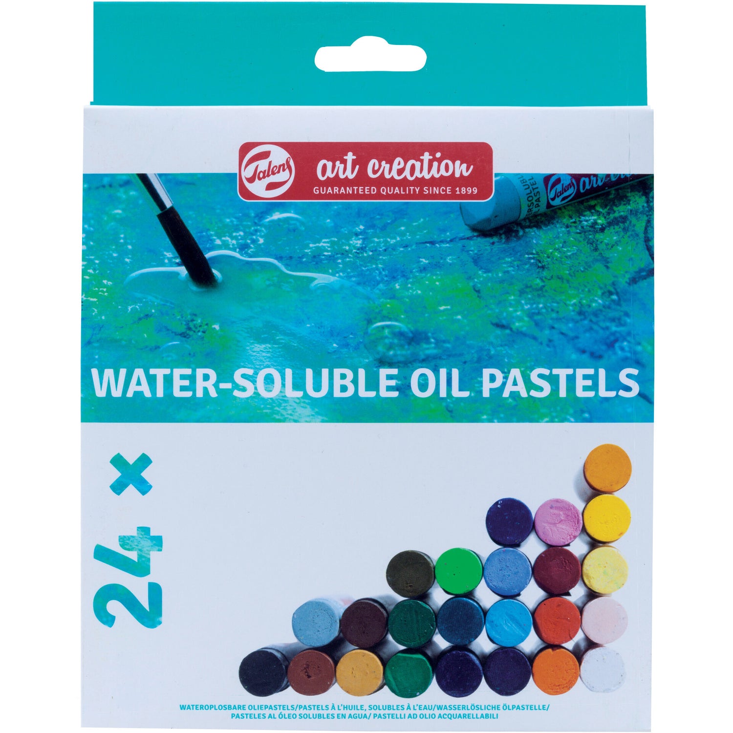 Pastel De Óleo Soluv Agua 24 Unidades