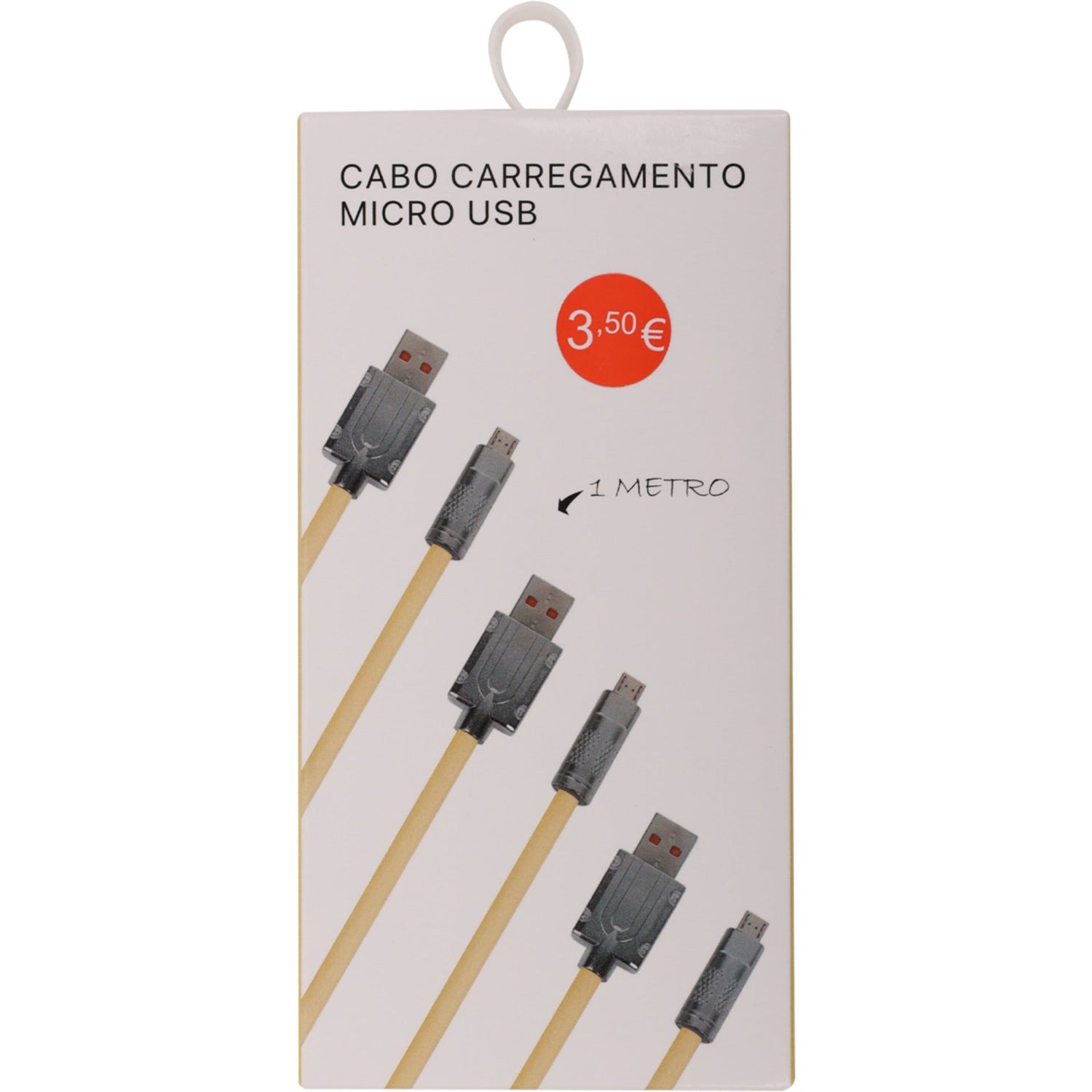 Cabo Carregador Micro USB Pastel 2A 1 Metro