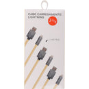 Cabo Carregador Lightning Pastel 2A 1 Metro