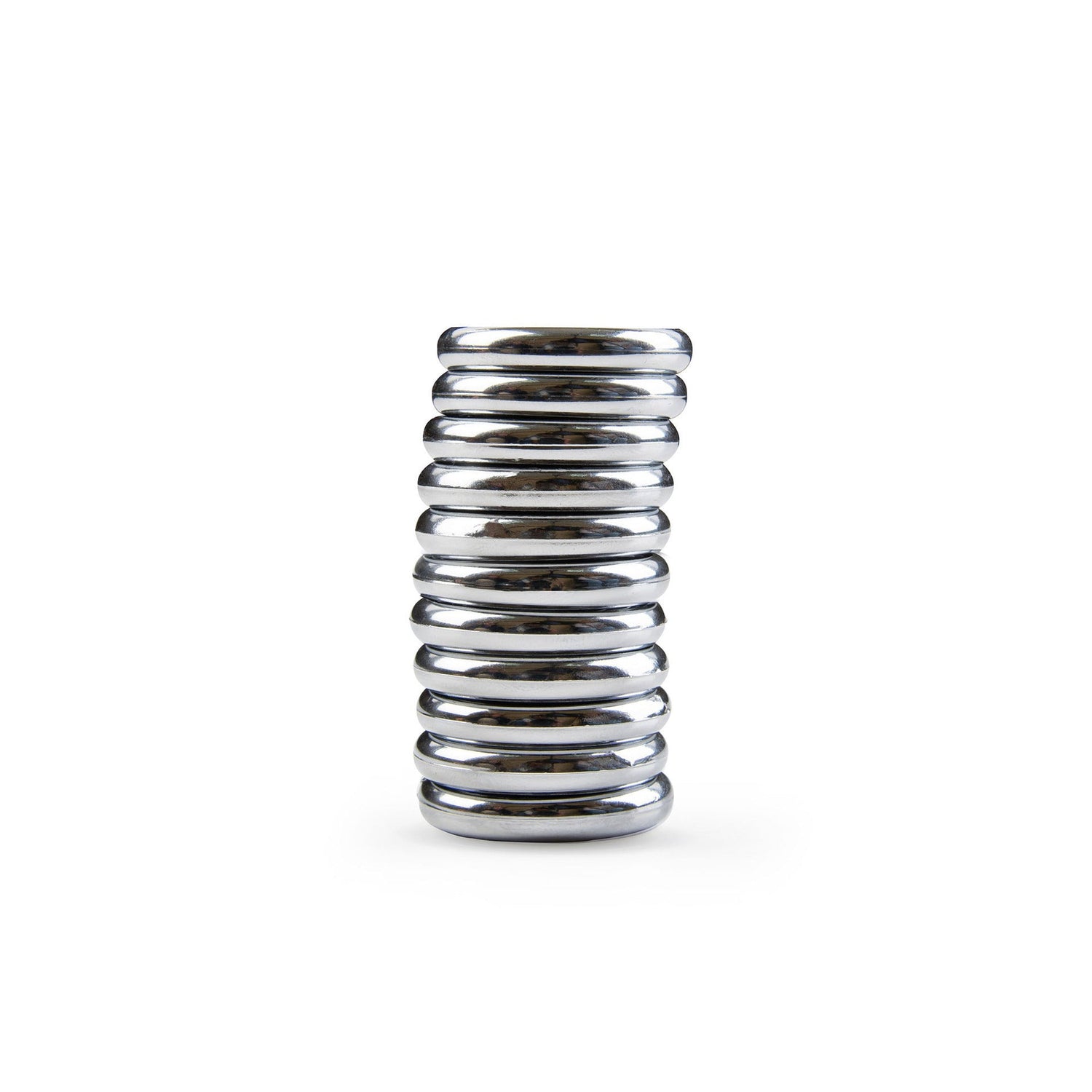Argolas para Caderno Smart Prateadas Talia