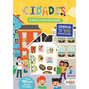 O Meu Livro de Autocolantes - Cidades: Livro de Atividades com Oferta de Autocolantes de Zero a Oito
