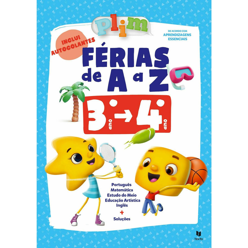 Plim! Férias 3.º Ano 2023 - Férias