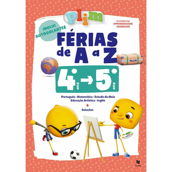 Plim! Férias 4.º Ano 2023 - Férias