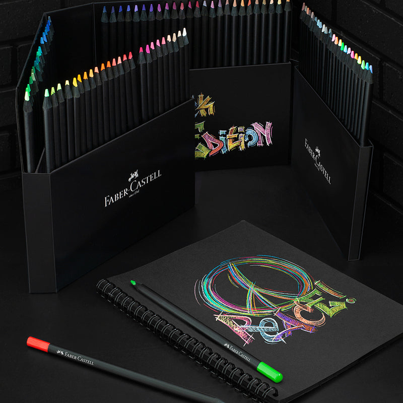 Lápis Cor Black Edition 100 Unidades Faber Castell