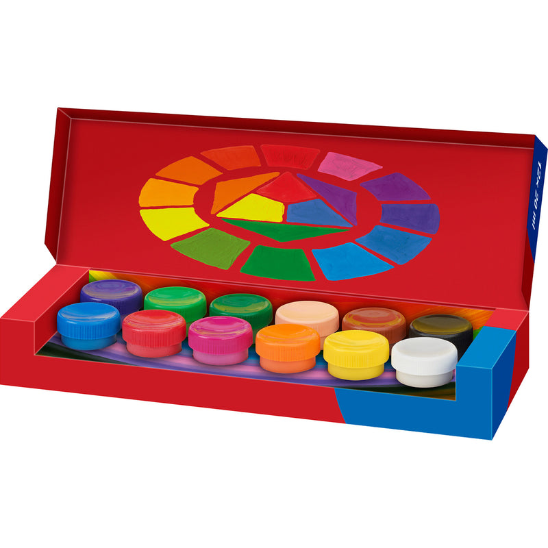 Guache Potes 20Ml 12 Unidades Faber Castell