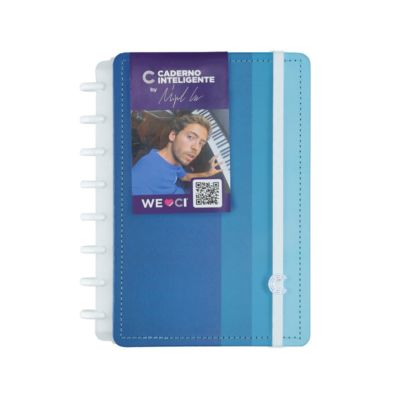 Caderno A5 Blue Creat Journal By Miguel Luz