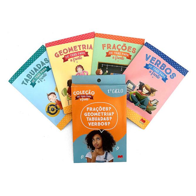 Pack Coleção de Trás para a Frente 1.º Ciclo | Frações? Geometria? Tabuadas? Verbos?