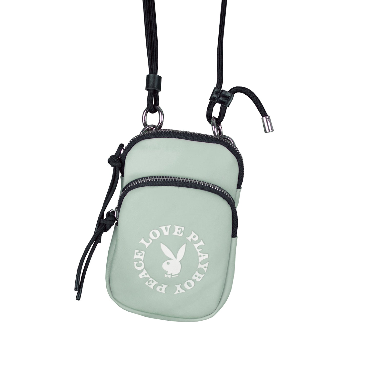 Bolsa Telem Peace&Love Green Playboy