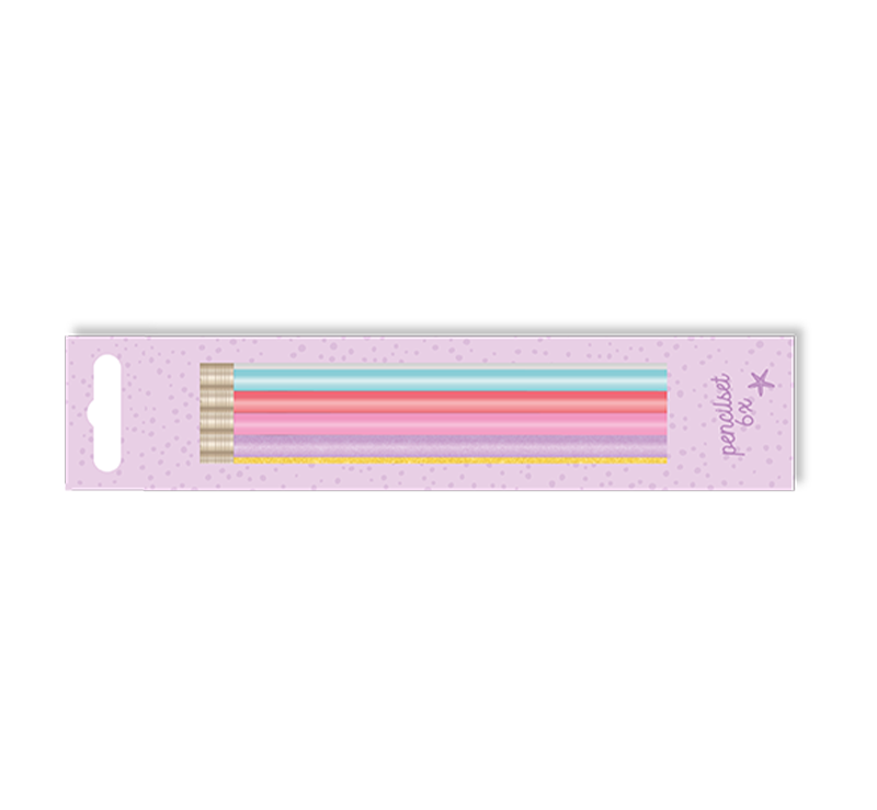 Conjunto 6 Lápis - Beach Happy