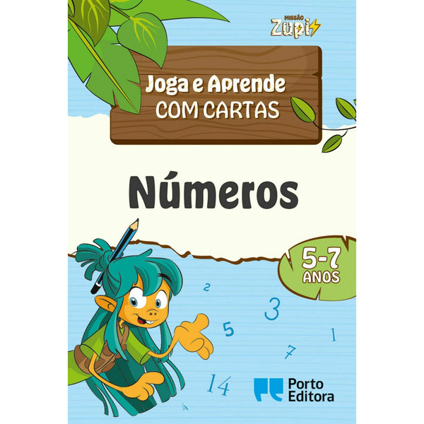 Missão Zupi - Números - Joga e Aprende com Cartas - 5-7 Anos