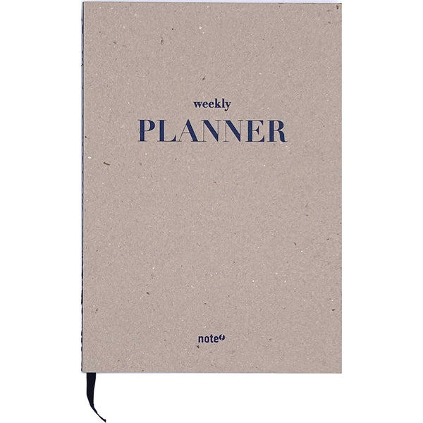 Weekly Planner Capa Dura Azul Note!