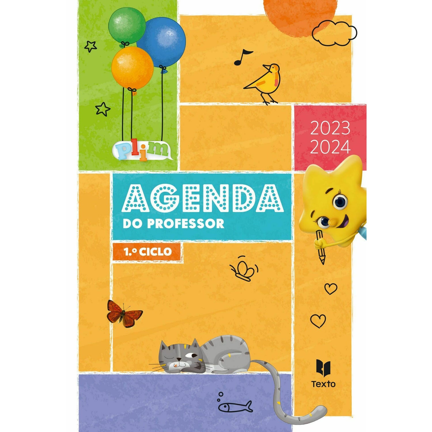 Plim! Agenda do Professor 1º Ciclo 2023/2024 de Vários Autores