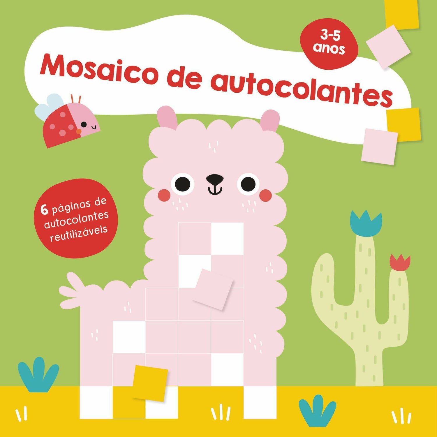 Mosaico de Autocolantes - Lama 3-5 Anos de Yoyo Studios