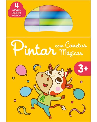 Pintar com Canetas Mágicas - Amarelo 3+