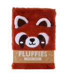 Caderno Peluche - Panda Vermelho