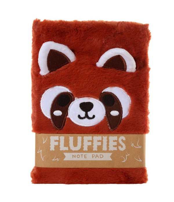 Caderno Peluche - Panda Vermelho