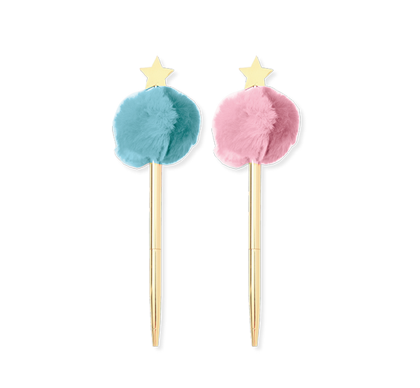 Caneta C/Pompom - Galaxy Girl Sortido