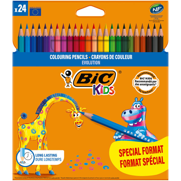 Lápis Cor Evolution 24Unidades Bic