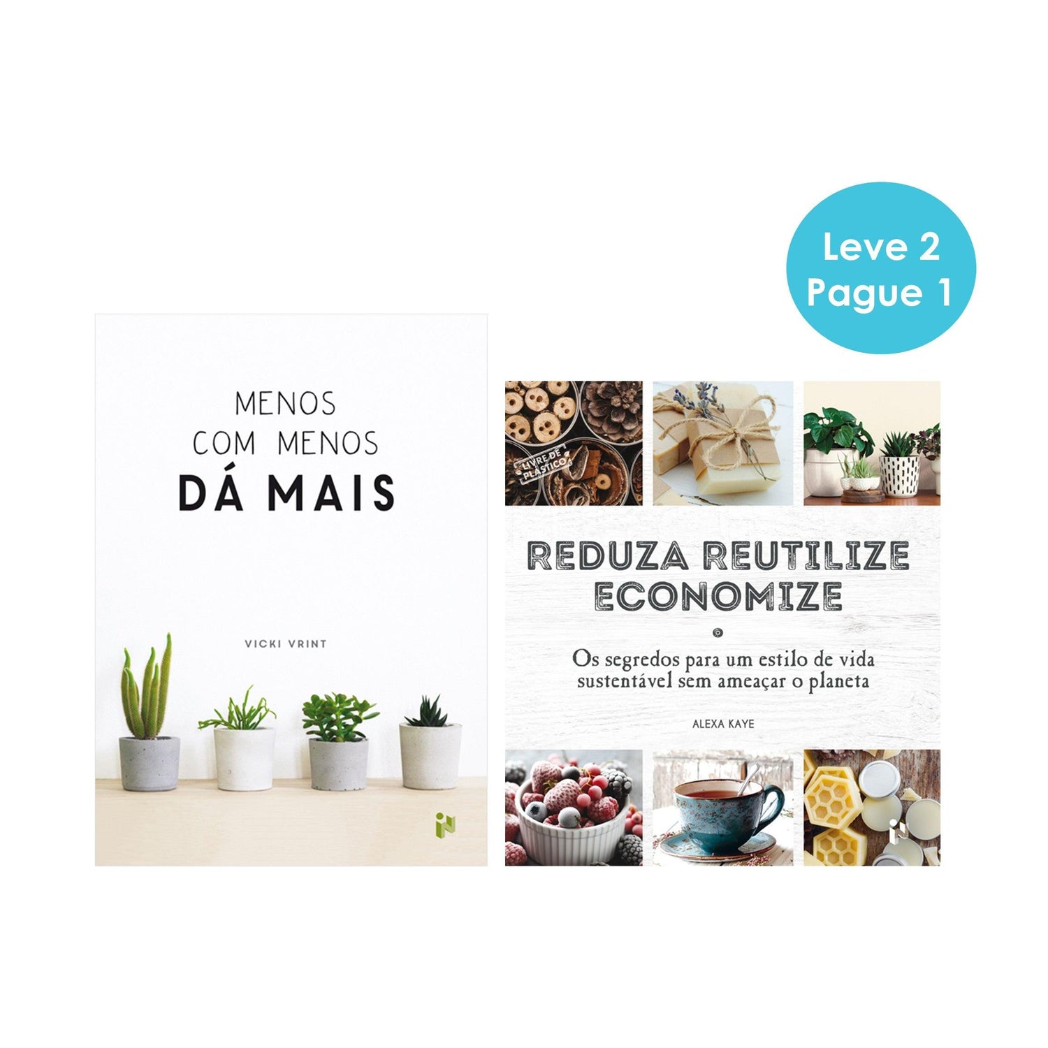 Menos com Menos Dá Mais | Reduza, Reutilize, Economize de Vicki Vrint e Alexa Kaye