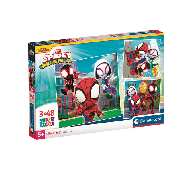 Puzzle 3X48 Pçs Spidey