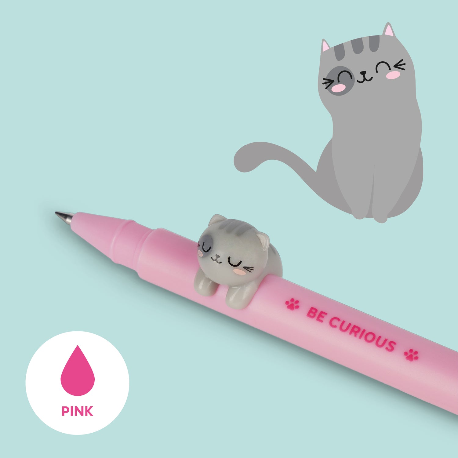 Caneta Gel com Pendente - Kitty Lovely Friends