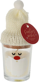 Vela Vidro Com Chapéu Natal Sortido