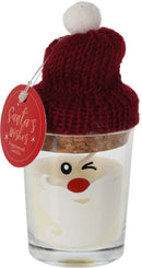 Vela Vidro Com Chapéu Natal Sortido