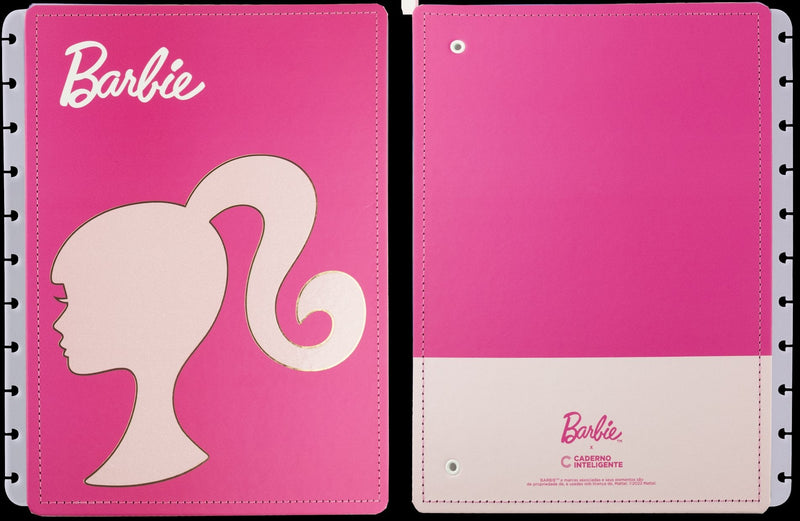 Capa E Contracapa Grande Para Caderno Inteligente Barbie