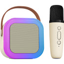 Coluna Bluetooth com Microfone Led