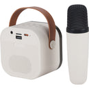 Coluna Bluetooth com Microfone Led