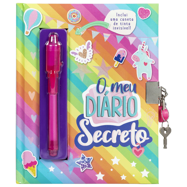 O Meu Diário Secreto (capa Arco-íris)