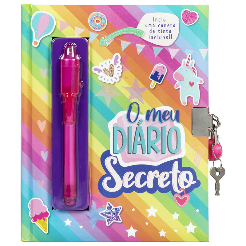 O Meu Diário Secreto (capa Arco-íris)