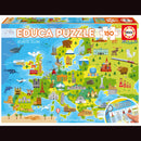 Puzzle 150 Peças Mapa Da Europa Educa