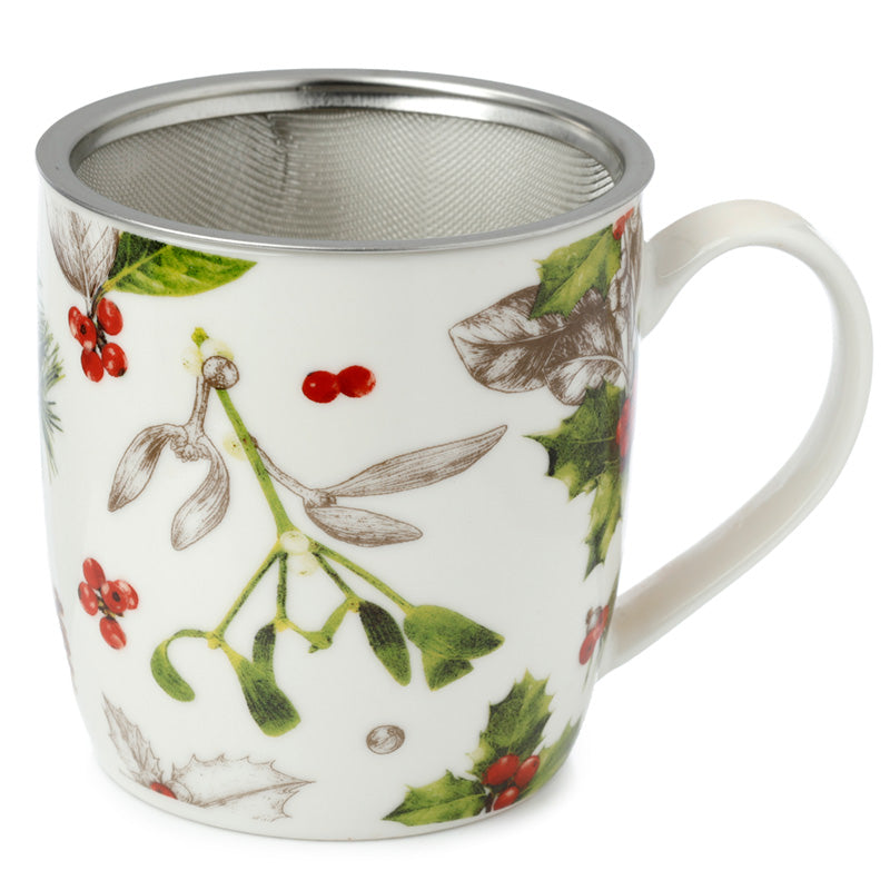 Caneca Com Infusor - Inverno Botânico