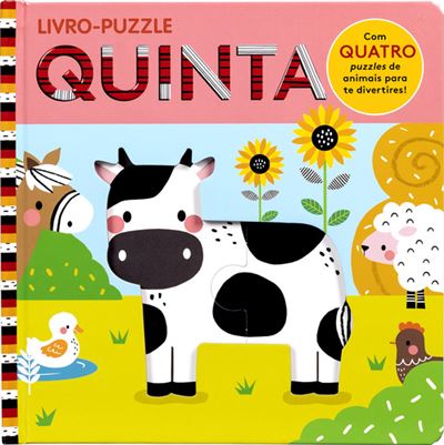 Livro-Puzzle: Quinta - com Quatro Puzzles de Animais para Te Divertires!