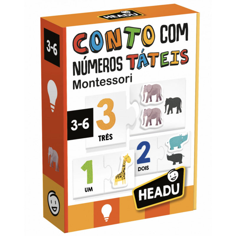 Conto Com Números Táteis Headu